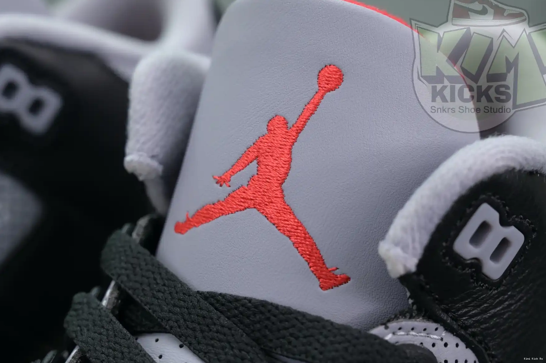 Kimikick 3“Black Jordan Air Cement Reimagined” 0825